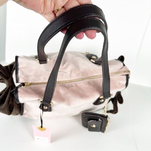 NWT Juicy Couture Dreamy Juicy Tote in Dusty Blush/Chocolate Y2K 90s - Picture 6 of 10